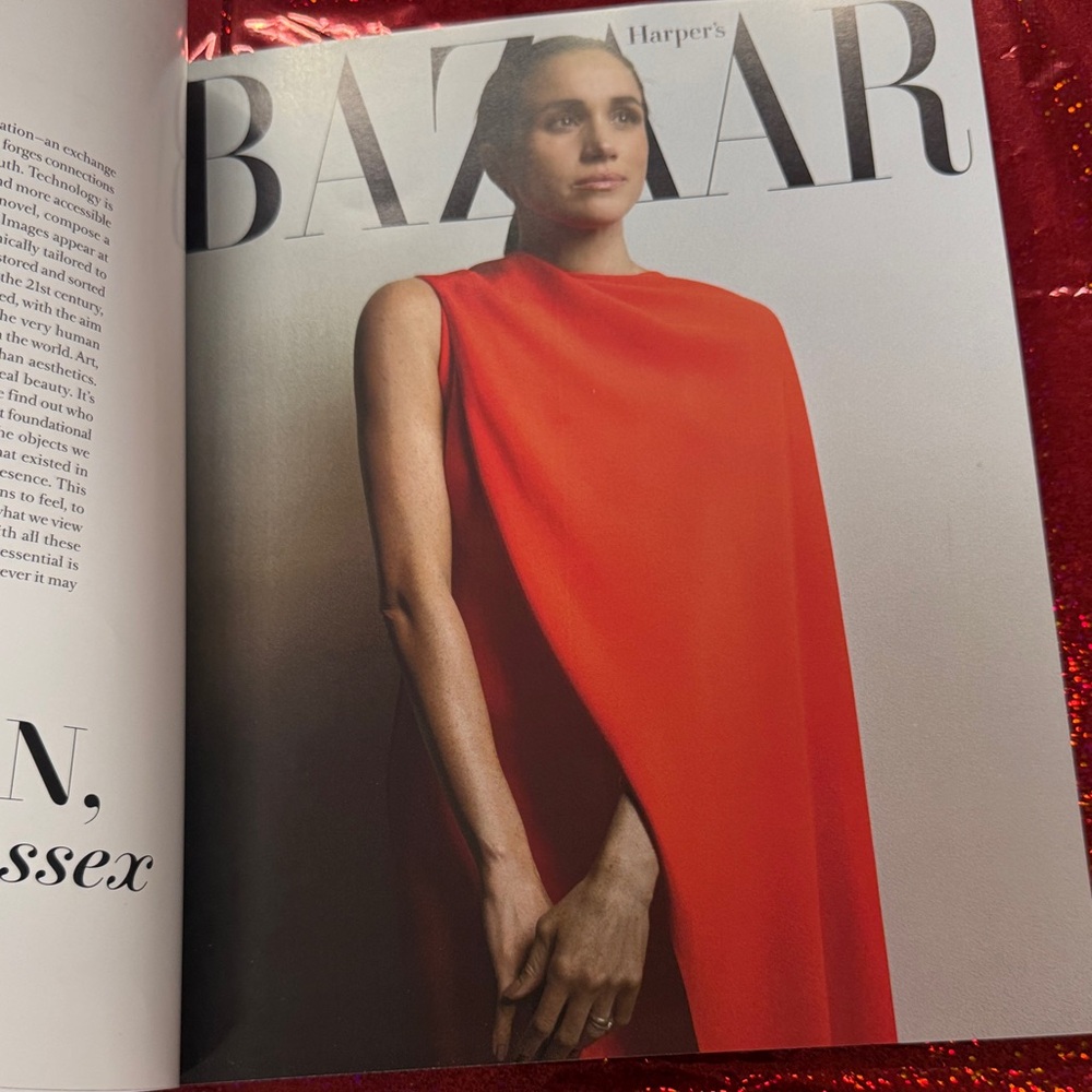 Harper's Bazaar Magazine Art issue featuring Megan Sussex, the Duchess new✨